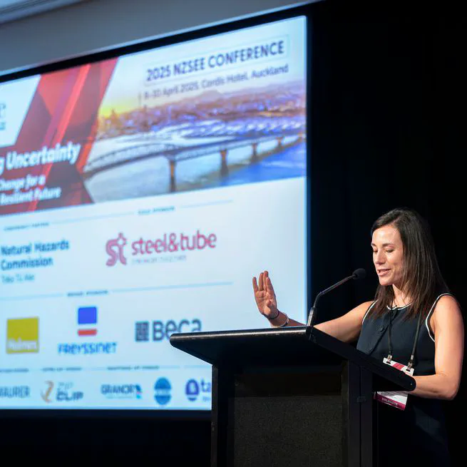 Delivered a presentation at the 2025 New Zealand Society of Earthquake Engineering Annual Technical Meeting in Auckland, New Zealand.