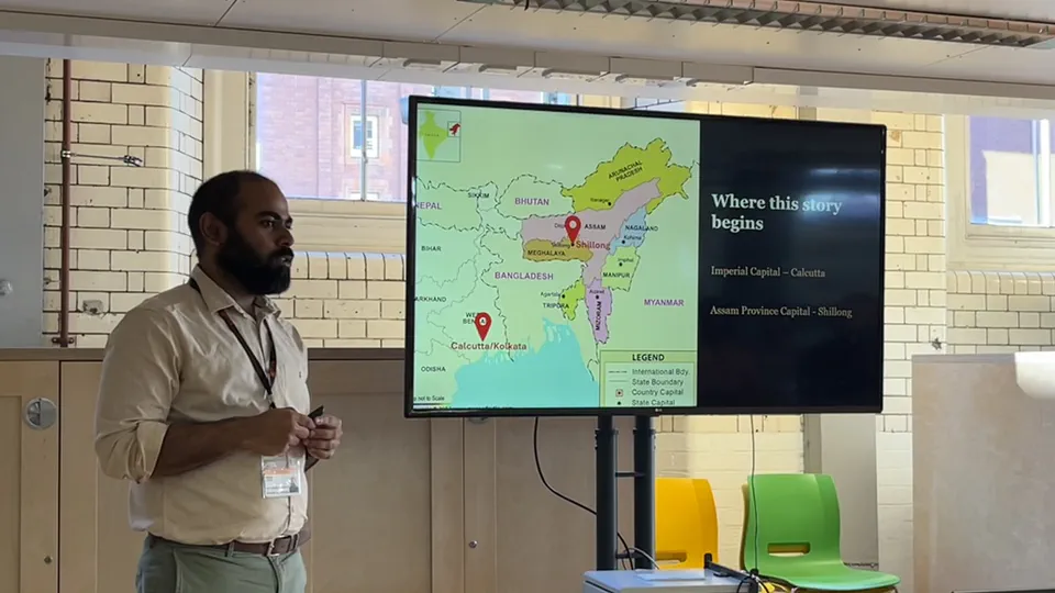 Delivered a talk during People of CEGE at UCL on the 1897 Great Assam Earthquake