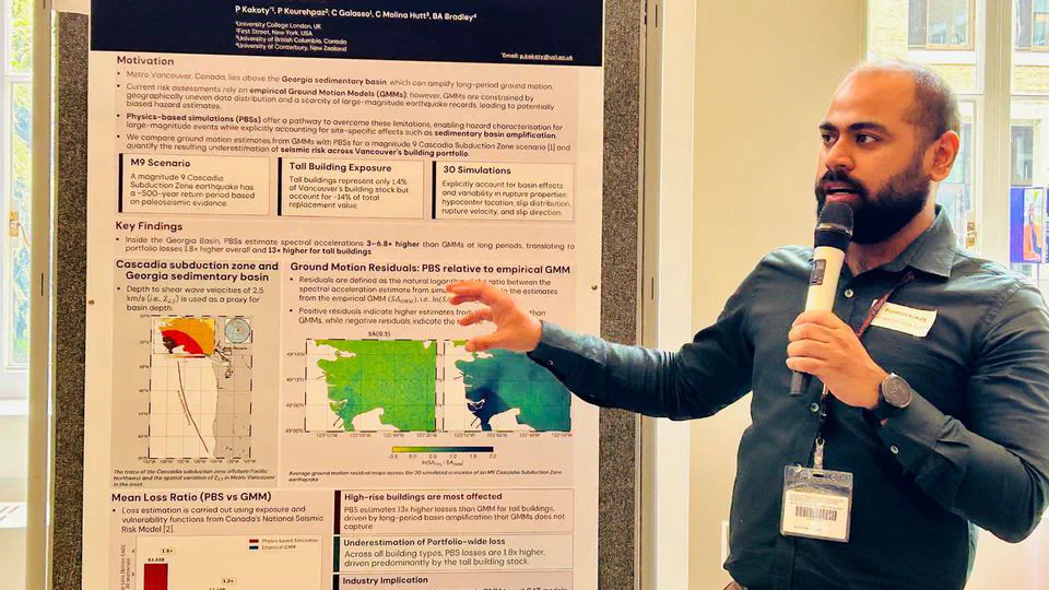 Leveraging physics-based ground motion simulations for portfolio risk — a poster at RIAGE 2026