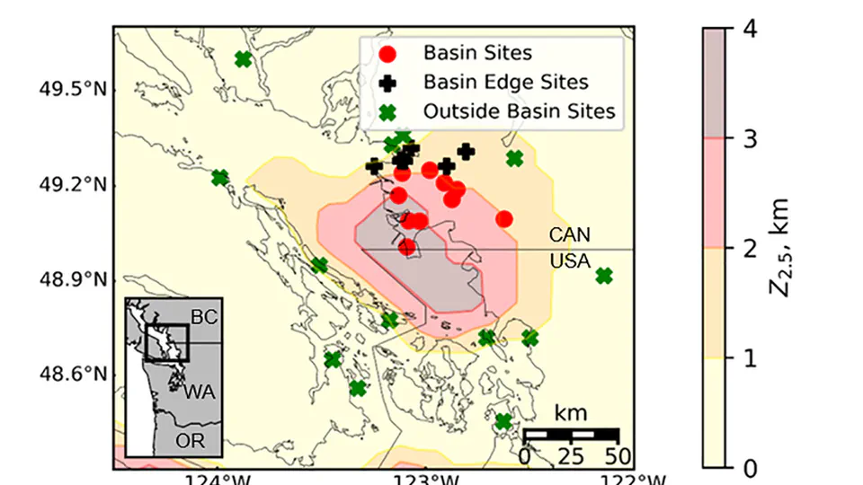 Spectral acceleration basin amplification factors for interface Cascadia Subduction Zone earthquakes in Canada’s 2020 national seismic hazard model
